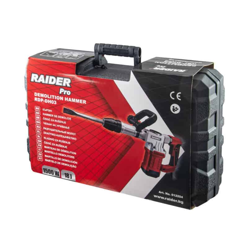 RAIDER ΣΚΑΠΤΙΚΟ-ΚΑΤΕΔΑΦΙΣΤΙΚΟ SDS MAX 1500W RDP-DH03 012204 - Image 5