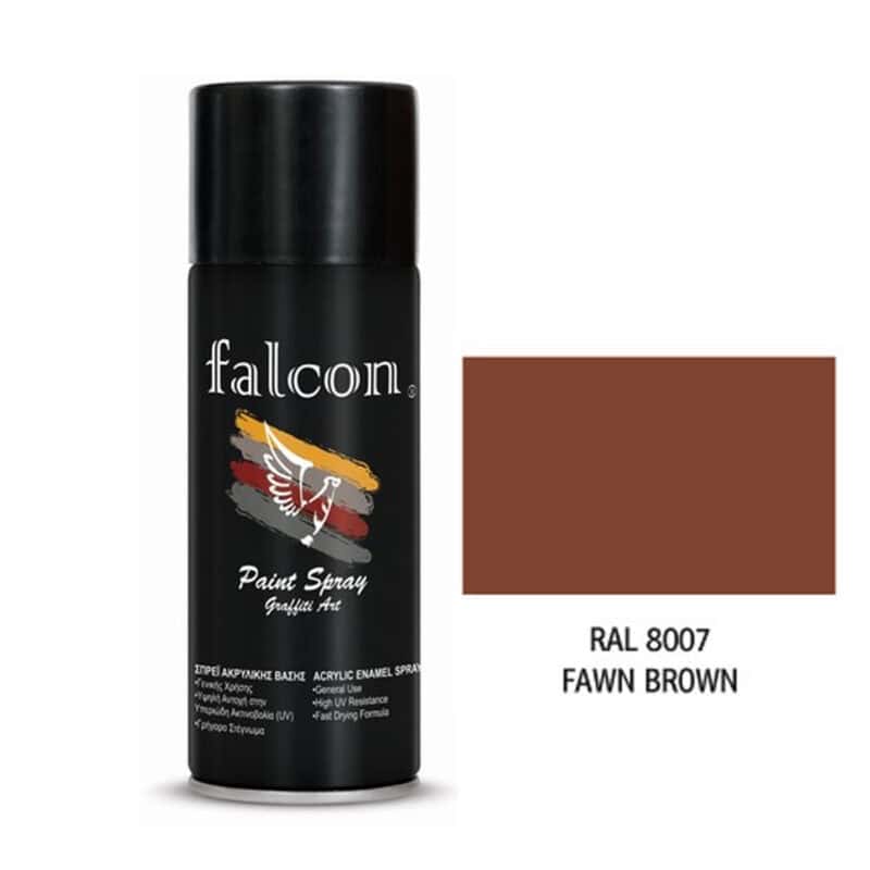 ΣΠΡΕΙ ΚΑΦΕ ΣΚΟΥΡΟ ΓΥΛΙΑΣΤΕΡΟ ''FAWN BROWN'' RAL 8007 - 400ml