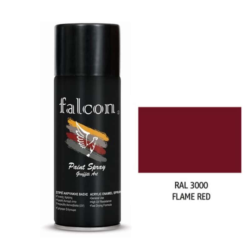 ΣΠΡΕΙ ΚΟΚΚΙΝΟ ''FLAME RED'' RAL 3000 - 400ml