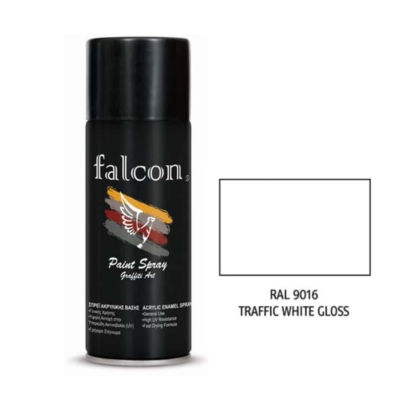 ΣΠΡΕΙ ΑΣΠΡΟ ΓΥΑΛΙΣΤΕΡΟ ''WHITE GLOSS'' RAL 9016 - 400ml