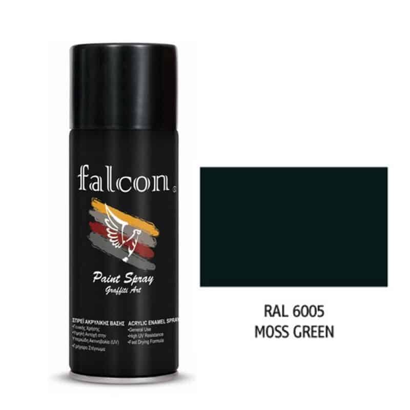 ΣΠΡΕΙ ΠΡΑΣΙΝΟ ΣΚΟΥΡΟ ''MOSS GREEN'' RAL 6005 - 400ml