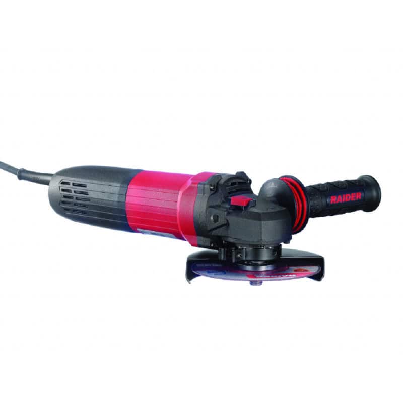 RAIDER ΓΩΝΙΑΚΟΣ ΤΡΟΧΟΣ 125mm ΡΥΘΜ. 1400W RDI-AG58 021104 - Image 4
