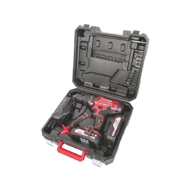 RAIDER R20 set ΔΡΑΠΑΝΟΚΑΤΣΑΒΙΔΟ ΚΡΟΥΣΤΙΚΟ Li-ion 20V 2x2Ah RDP-SCDI20 030208 - Image 2