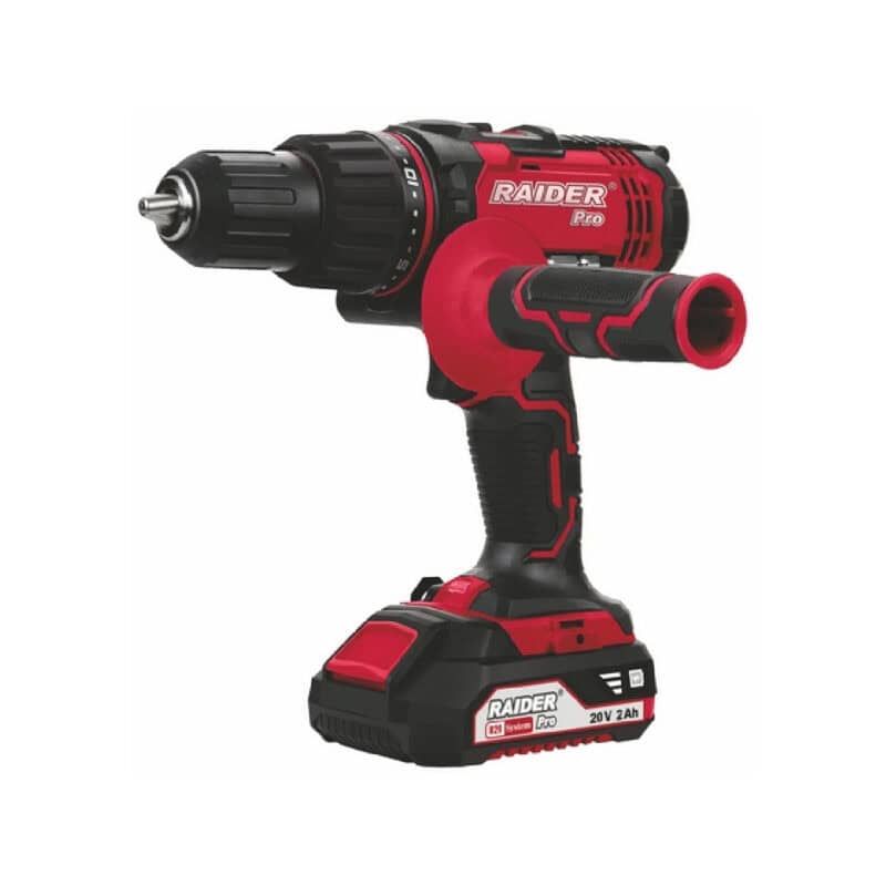 RAIDER R20 set ΔΡΑΠΑΝΟΚΑΤΣΑΒΙΔΟ ΚΡΟΥΣΤΙΚΟ Li-ion 20V 2x2Ah RDP-SCDI20 030208