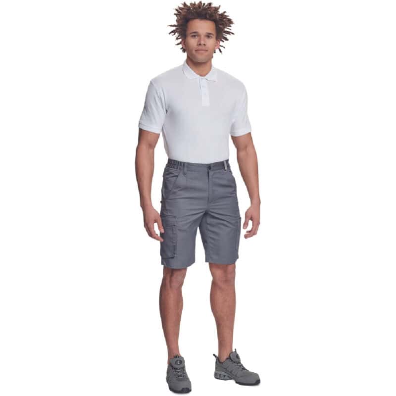 ΒΕΡΜΟΥΔΑ ΕΡΓΑΣΙΑΣ GIJON ΓΚΡΙ 65%poly-35%cott, 195 g/m² - Image 2
