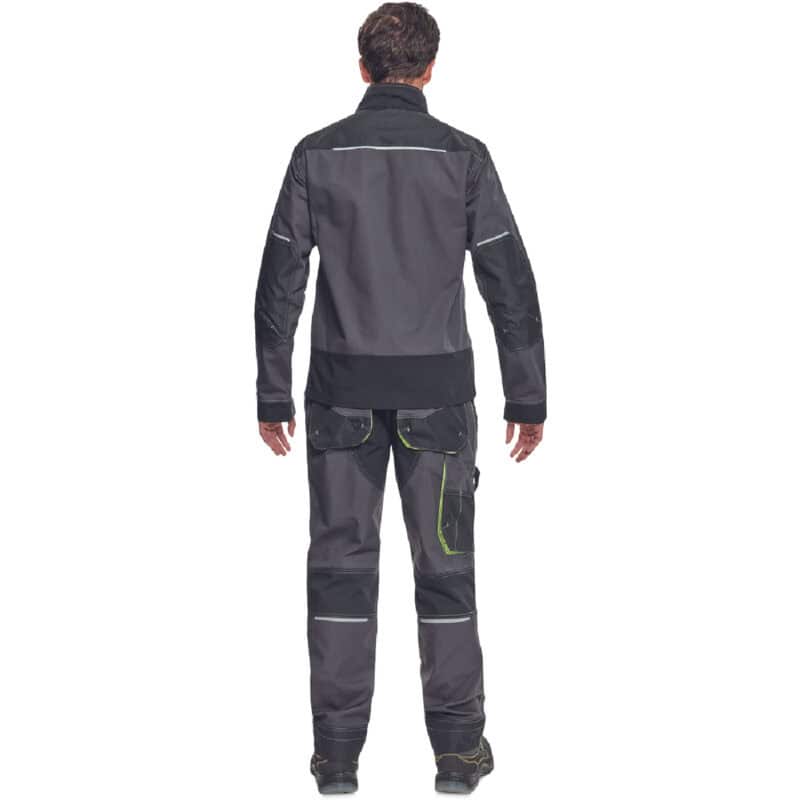 ΜΠΟΥΦΑΝ ΕΡΓΑΣΙΑΣ GREENDALE ΑΝΘΡΑΚΙ/ΛΑΙΜ 65%poly-35%cott, 270 g/m² - Image 3