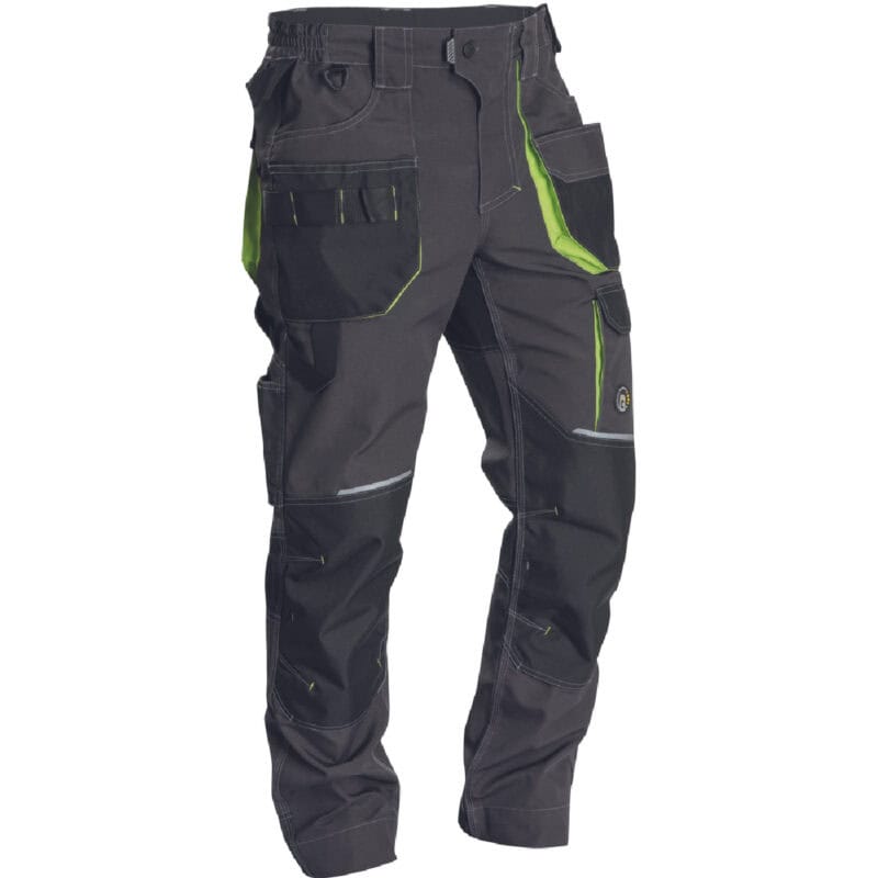 ΠΑΝΤΕΛΟΝΙ ΕΡΓΑΣΙΑΣ GREENDALE ΑΝΘΡΑΚΙ/ΛΑΙΜ 65%poly-35%cott, 270 g/m² - Image 6
