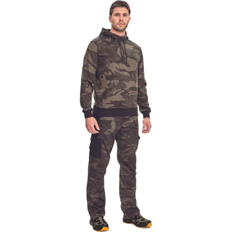 ΜΠΛΟΥΖΑ ΦΟΥΤΕΡ ΜΕ ΚΟΥΚΟΥΛΑ-HOODIE CRAMBE ΚΑΜΟΥΦΛΑΖ 65%poly-35%cott, 340 g/m² - Image 2