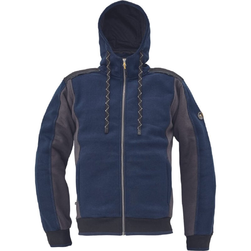 ΖΑΚΕΤΑ ΦΟΥΤΕΡ ΜΕ ΚΟΥΚΟΥΛΑ-HOODIE DAYBORO ΜΠΛΕ 55%poly-45%cott, 340 g/m²