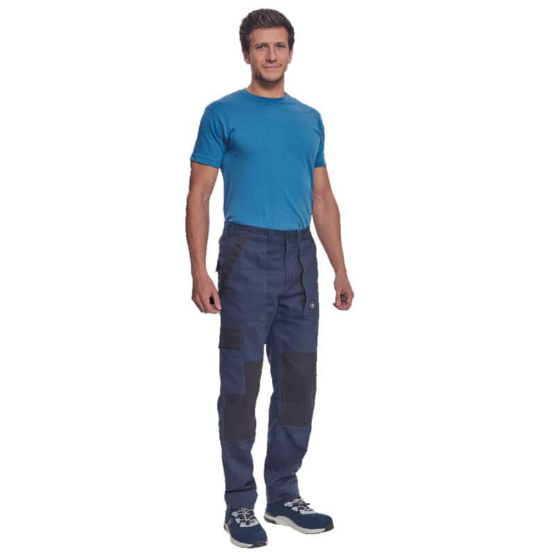ΠΑΝΤΕΛΟΝΙ ΕΡΓΑΣΙΑΣ MAX NEO ΣΚΟΥΡΟ ΜΠΛΕ 100% cotton, 260 g/m² No 56/XL - Image 3