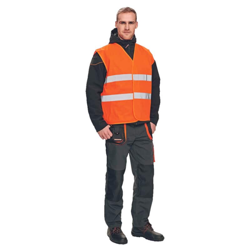ΓΙΛΕΚΑ ΠΡΟΣΤΑΣΙΑΣ ΦΩΣΦΟΡΙΖΕ ΠΟΡΤΟΚΑΛΙ + 2XL-5XL - Image 2
