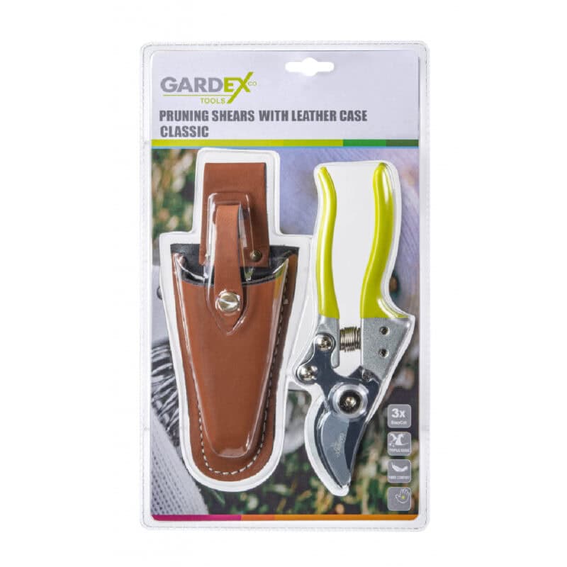 GARDEX ΨΑΛΙΔΙ ΚΛΑΔΕΜΑΤΟΣ 20cm ΜΕ ΔΕΡΜΑΤΙΝΗ ΘΗΚΗ 402900 - Image 2