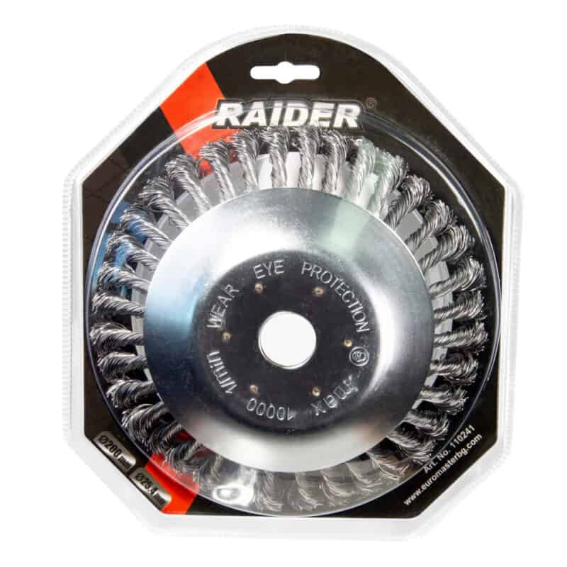 RAIDER ΚΕΦΑΛΗ ΘΑΜΝΟΚΟΠΤΙΚΟΥ TURBO BRUSH 200MM 110241 - Image 2
