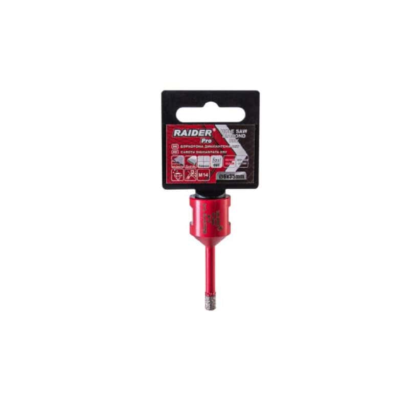 RAIDER ΠΟΤΗΡΟΤΡΥΠΑΝΟ ΔΙΑΜΑΝΤΕ M14 Φ6mm 157838