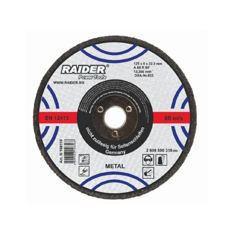 RAIDER ΤΡΟΧΟΣ ΚΟΠΗΣ INOX 115ΜΜ/1ΜΜ 160118