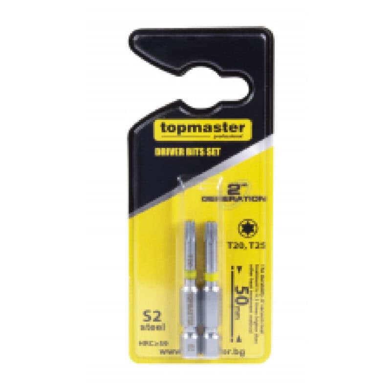 TOP MASTER ΜΥΤΕΣ TORX T20&T25x50mm 2τεμ. 338715 - Image 2