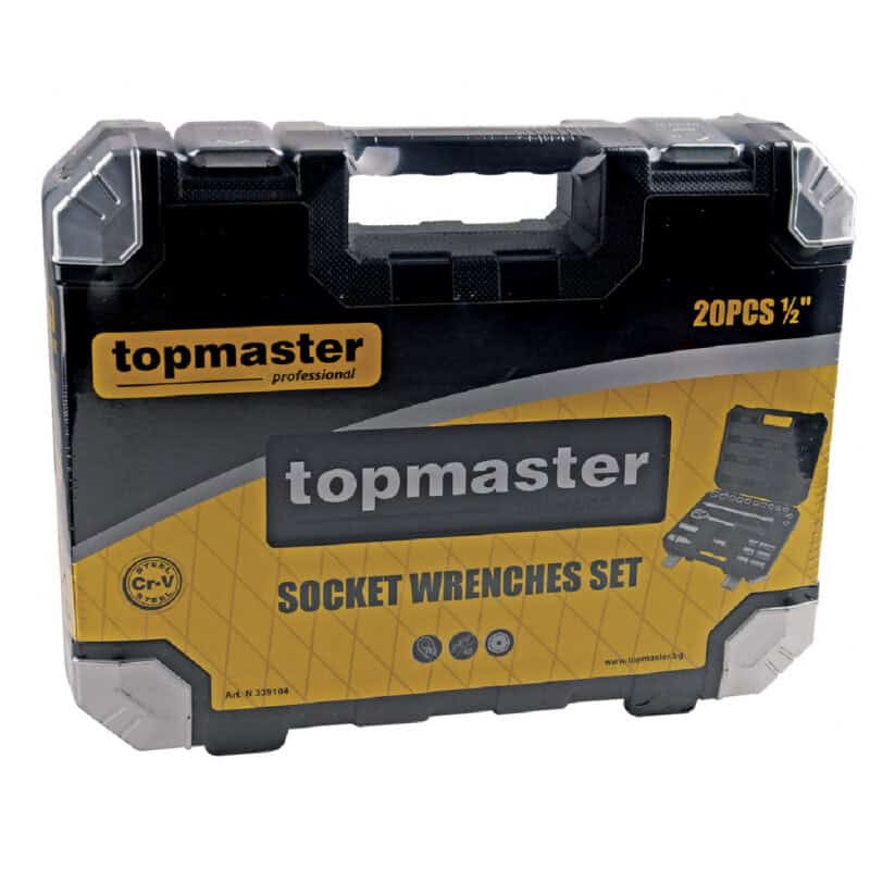 TOP MASTER ΚΑΣΕΤΙΝΑ ΚΑΡΥΔΑΚΙΑ 1/2" ΣΕΤ 20 τεμ 339104 - Image 2