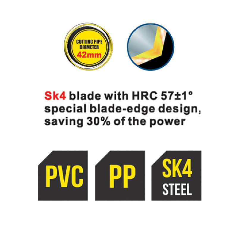 TOP MASTER ΚΟΦΤΗΣ ΣΩΛΗΝΑ PVC-PP 42mm 371001 - Image 2