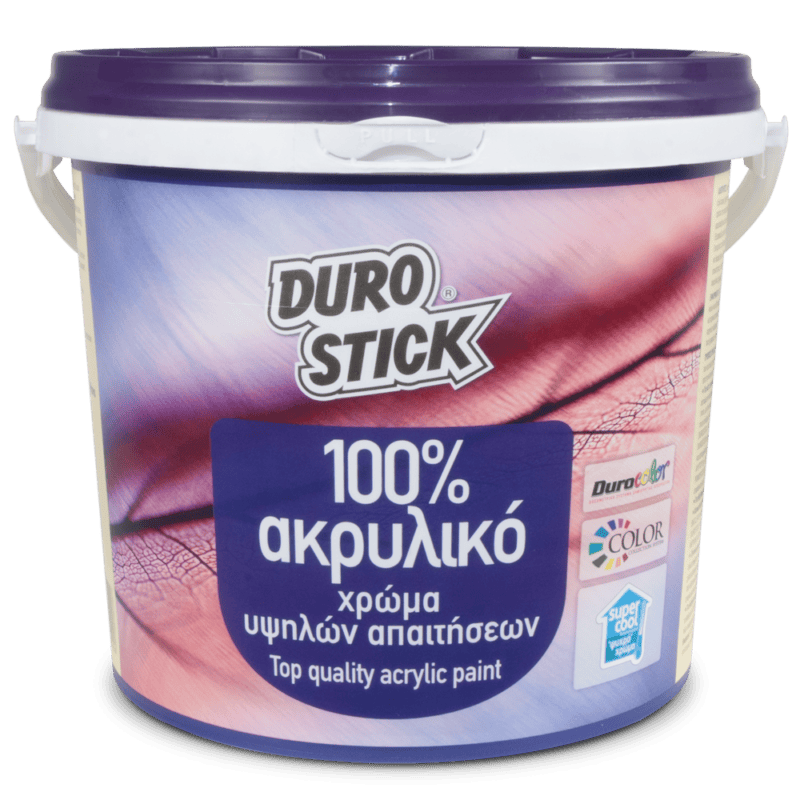 Durostick Ακρυλικό 100% Λευκό 10lt
