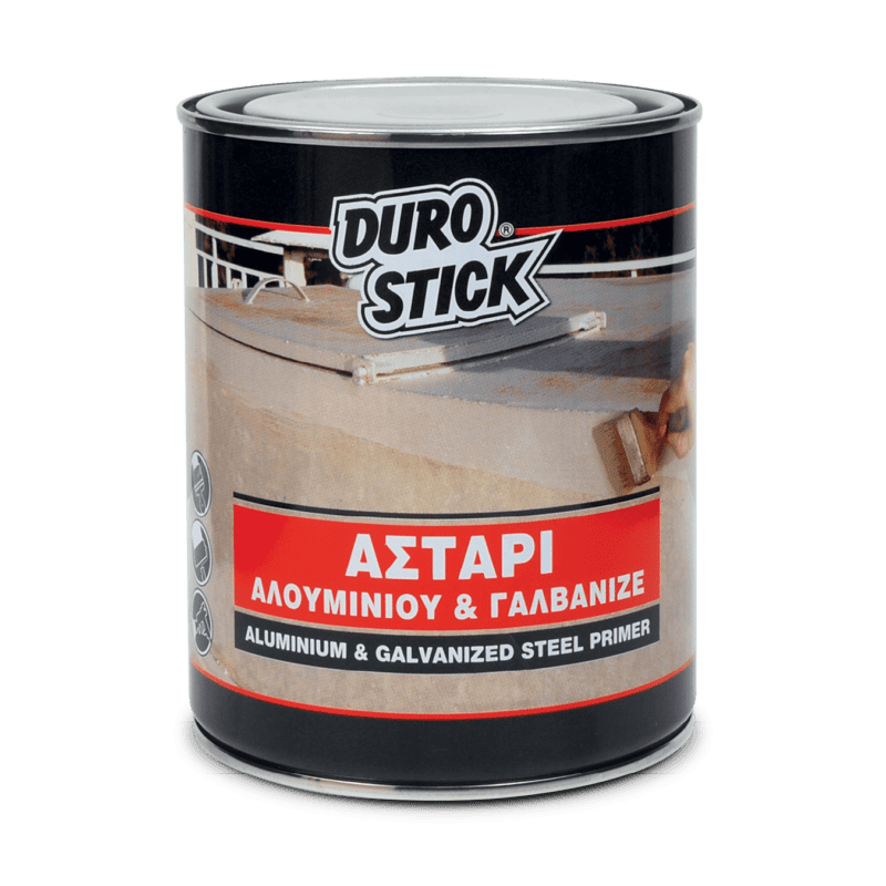 Durostick Αστάρι Aλουμινίου - Γαλβανιζέ Γκρι 2,5lt