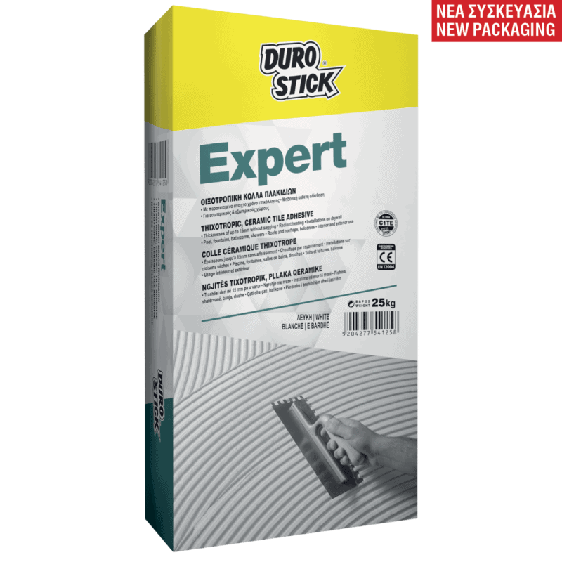 Durostick Expert Κόλλα Πλακιδίων Λευκή 25Kg