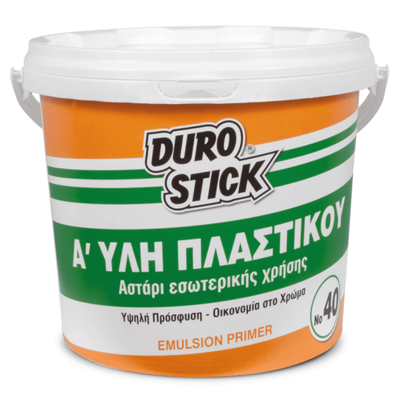 Durostick Νο40 Α΄ΥΛΗ ΠΛΑΣΤΙΚΟΥ Λευκό 25lt