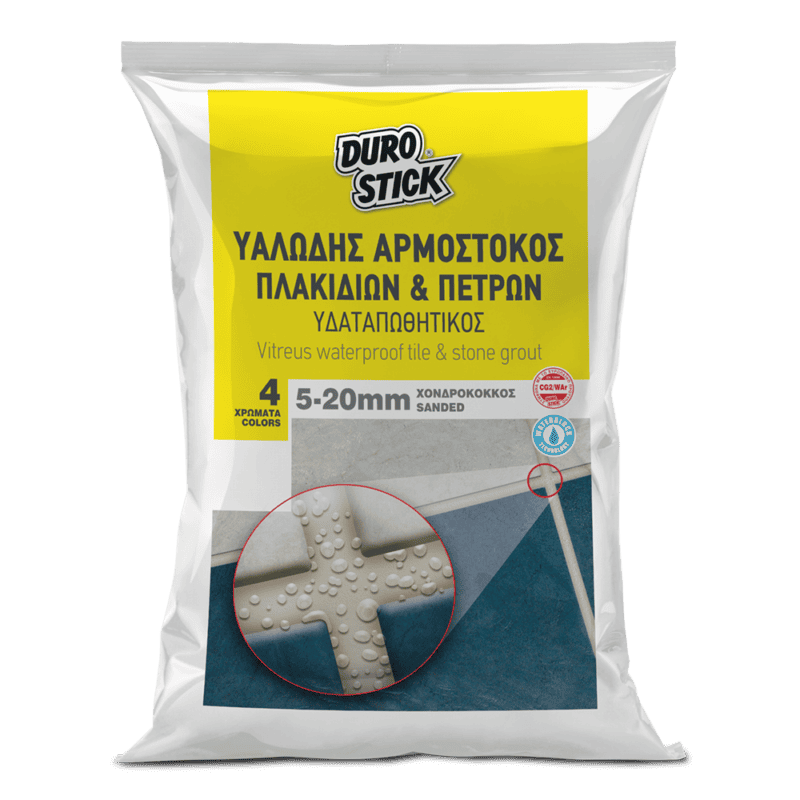 Durostick Υαλώδης Aρμόστοκος Πλακιδίων και Πετρών Μπεζ 5kg