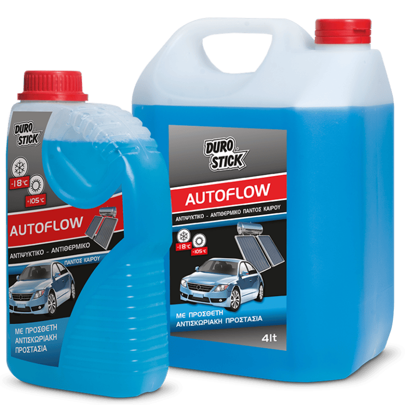 Durostick Autoflow Αντιψυκτικό Παραφλού Ψυγείου Αυτοκινήτου Μπλε 1lt