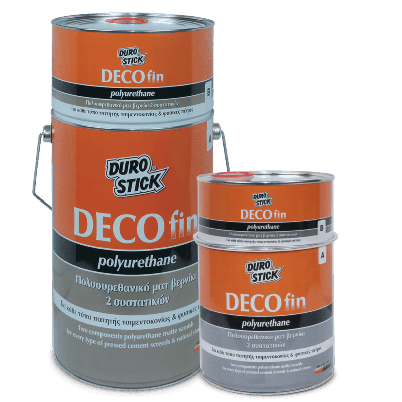 Durostick Decofin Βερνίκι Επιφάνειας Πολυουρεθάνης Διάφανο 5kg